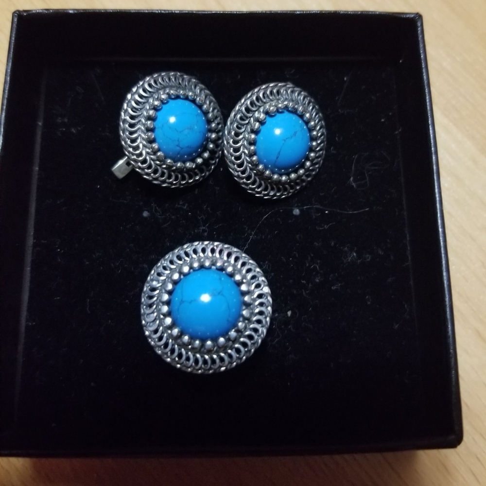 Earrings with ring set